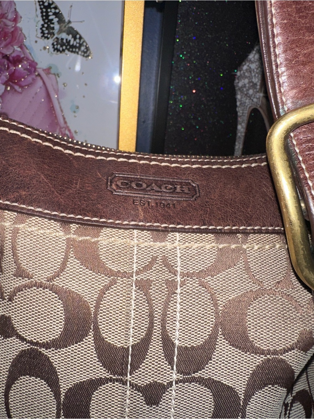 2006 Coach Signature Canvas Ergo Bag - Picture 8 of 16